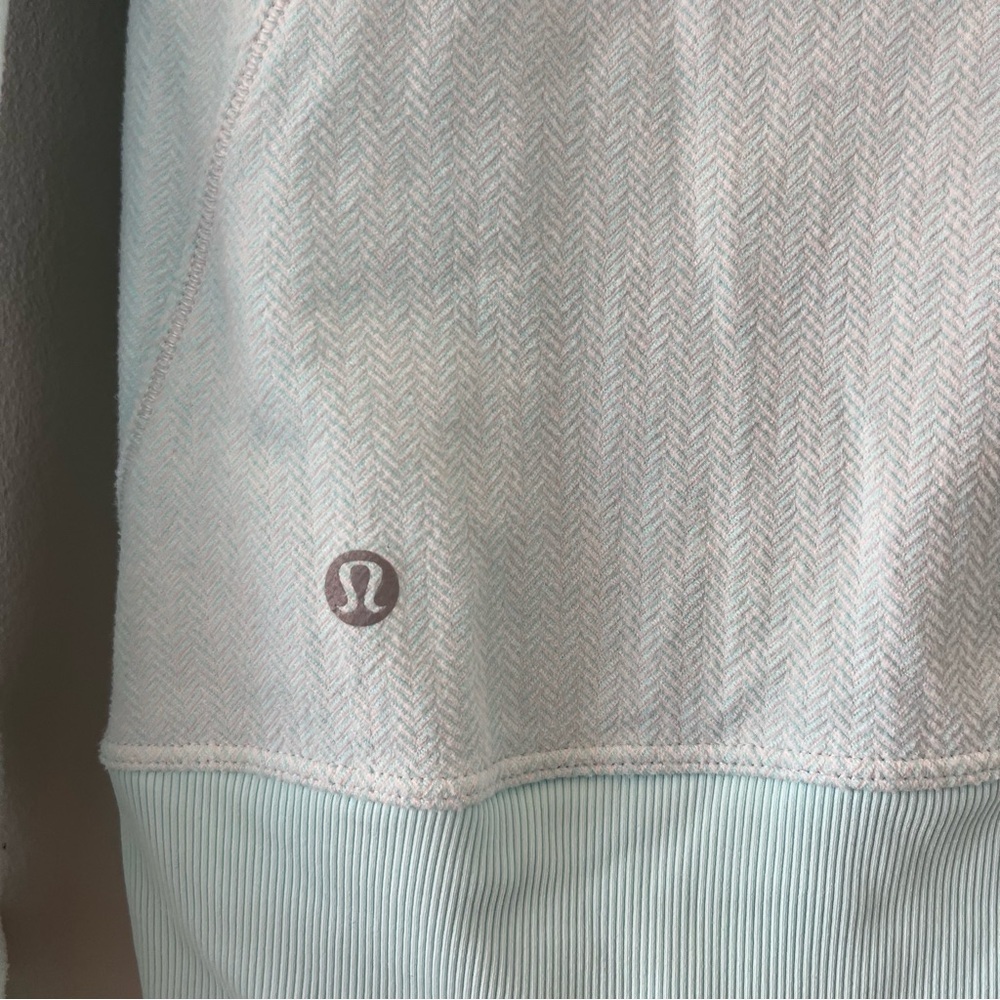lululemon athletica Light Aqua Half-Zip Pullover Jacket - Picture 9 of 10